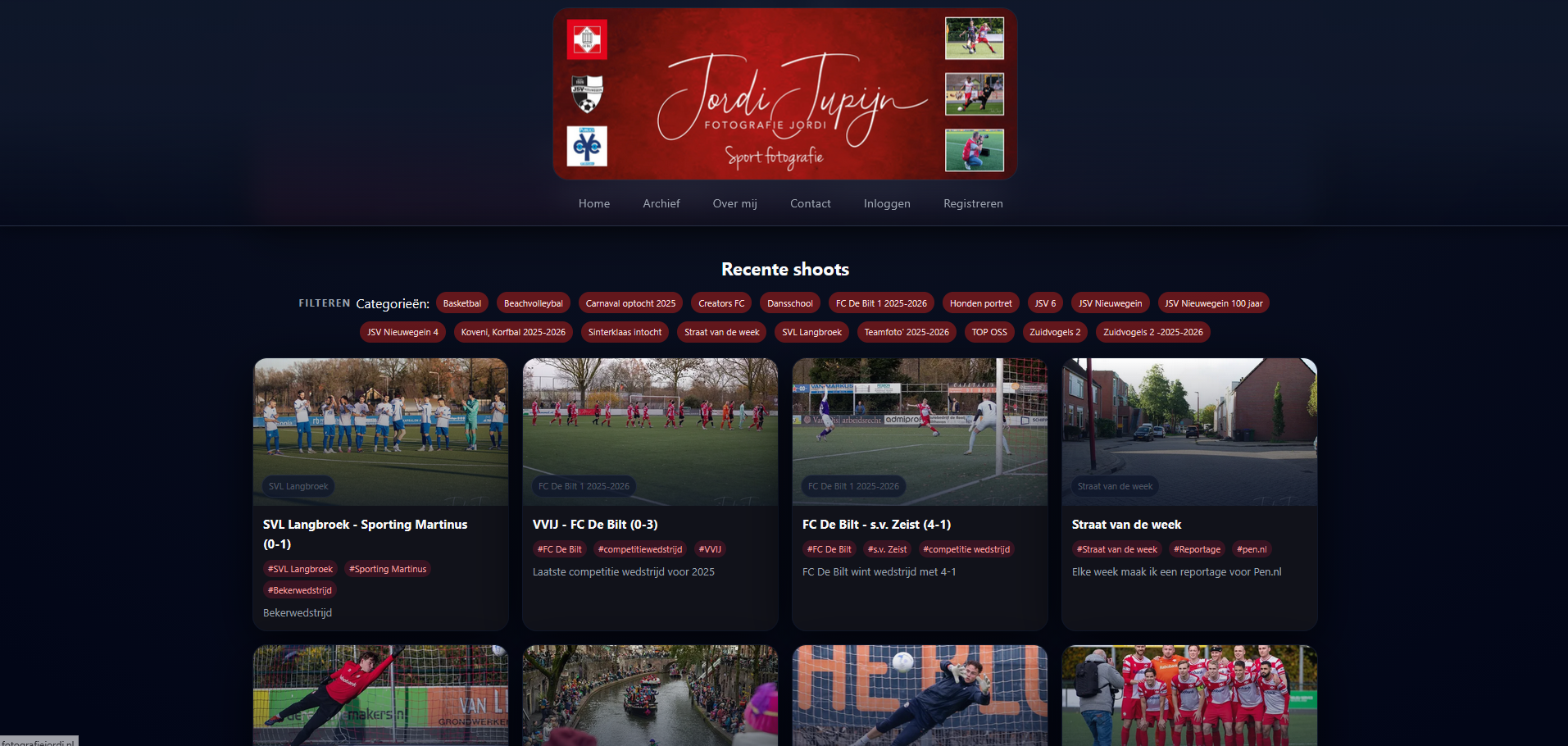 Screenshot van fotografiejordi.nl